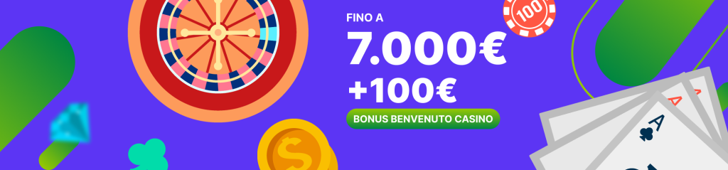 Bonus di iscrizione!